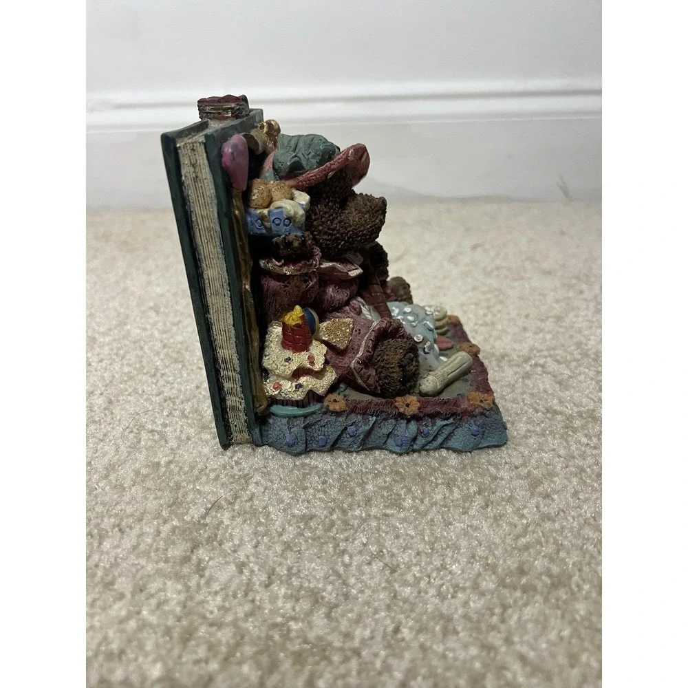 Cottage Core Style Y2K Porcelain Cute Bear Bookends Set of 2 - See Photos